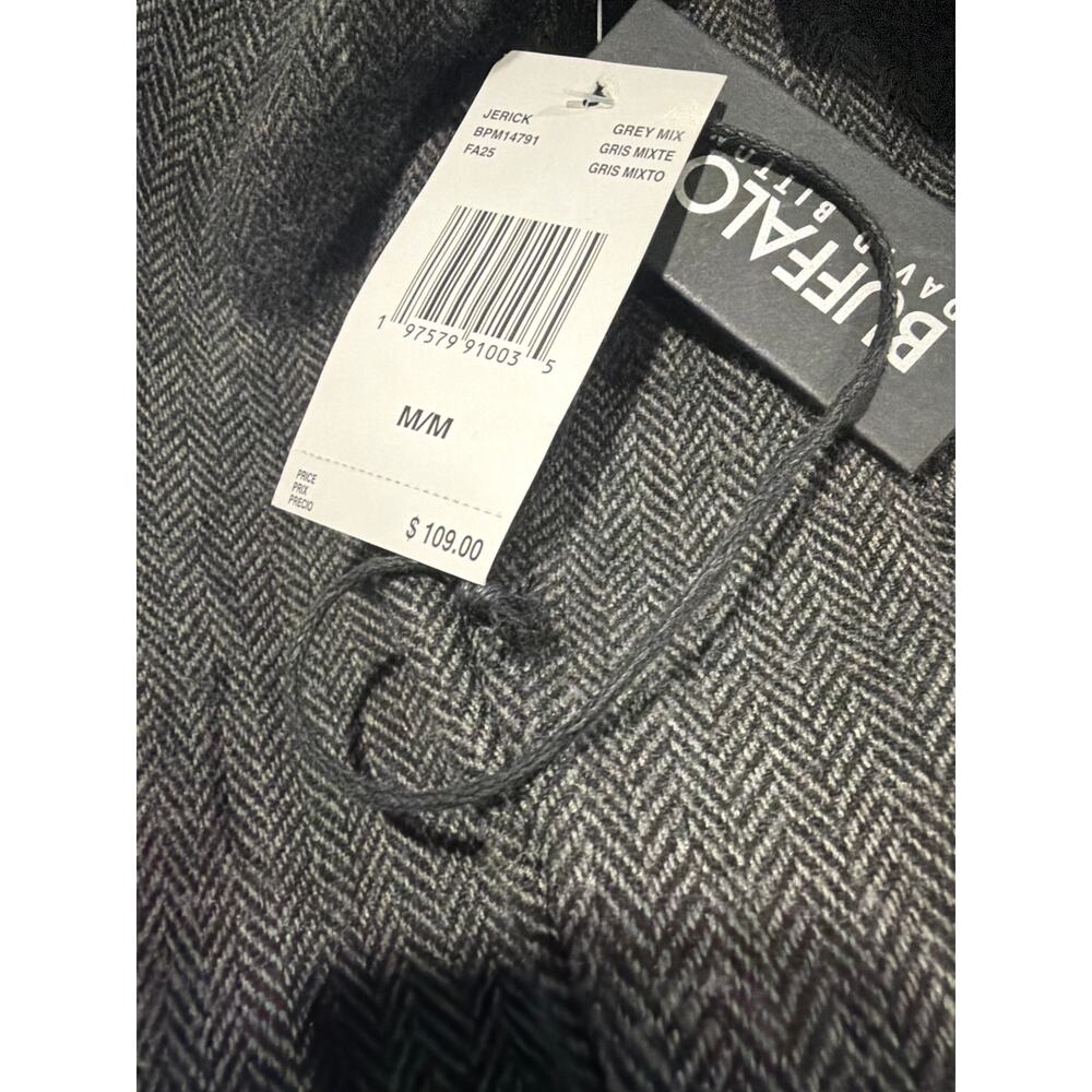 Buffalo David Bitton Jerick Herringbone Snap Shacket M NWT - Picture 5 of 5
